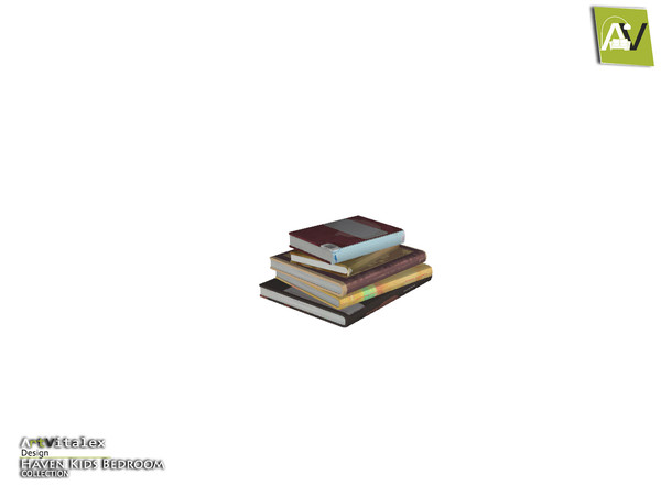 Sims 3 — Haven Kids Horizontal Books by ArtVitalex — - Haven Kids Horizontal Books - ArtVitalex@TSR, Feb 2015