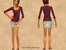Sims 2 — Superdry inspired outfit by grecadea2 — A skirt and a blouse inspired by the brand \'superdry\'. The gorgeous