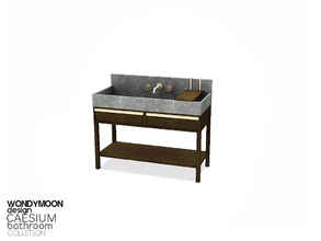 Sims 3 — Caesium Sink by wondymoon — - Caesium Bathroom - Sink - Wondymoon|TSR - Feb'2015