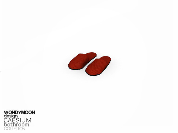 Sims 3 — Caesium Bathroom Slippers by wondymoon — - Caesium Bathroom - Bathroom Slippers - Wondymoon|TSR - Feb'2015