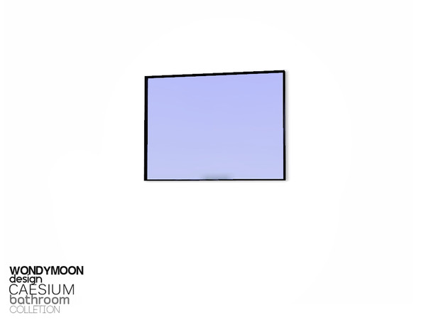 Sims 3 — Caesium Mirror by wondymoon — - Caesium Bathroom - Mirror - Wondymoon|TSR - Feb'2015