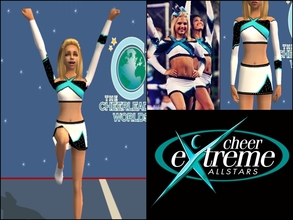 Sims 2 — Cheer Extreme Senior Elite Uniform Teen by Cheer4Sims2 — Cheer Extreme Senior Elite Uniform Teen