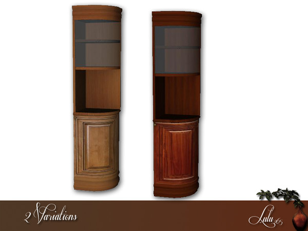 Sims 4 — Donatella Dining Cabinet 3 by Lulu265 — 2 variations Part of the Donatello Dining Set Please do not copy, clone