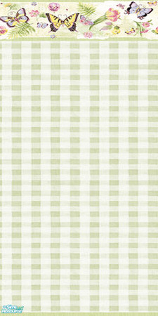 Sims 2 — Wall - Butterflies Light Green by Sheera — Part of my Butterflies Walls and Floors Set. Enjoy ! ! !