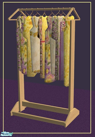 Sims 2 — TC46: Clothes Boutique - Female Rack by minsmusic — This is the expensive female clothing rack for community