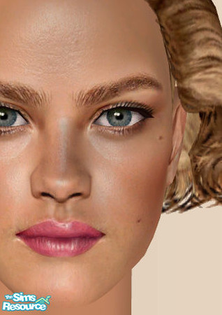 Sims 2 — Lip Set 002 - Shocking Pink by ChazDesigns — A set of 9 Realistic lip glosses