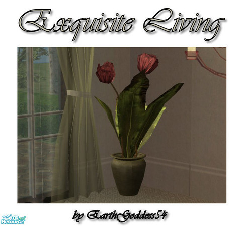 Sims 2 — Exquisite Living - Plant by EarthGoddess54 — *FREE* mesh by Jasmine at Sims in Paris, you need her mesh for this