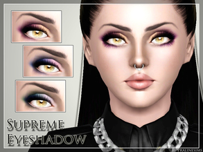 Sims 3 — Supreme Eyeshadow by Pralinesims — New eyeshadow for your sims! Your sims will love their new look ;) - Fits