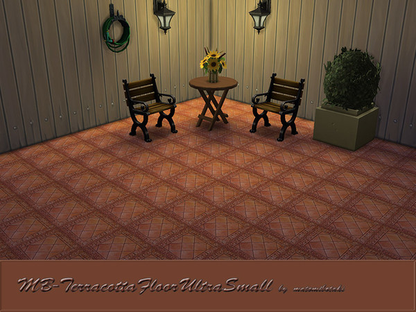 Sims 4 — MB-TerracottaFloorUltraSmall by matomibotaki — MB-TerracottaFloorUltraSmall, very small matching terracotta tile