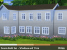 Sims 4 — Scania Build Set - Windows and Trims by Kriss — Scania Build Set returns! A large set bringing scandinavian
