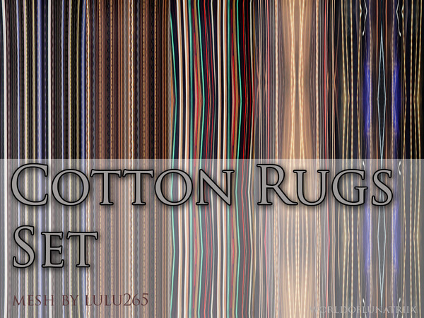 Sims 3 — Cotton Rugs by LunaTemple2 — Cotton Rugs! Who doesn't love it?