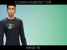 Sims 4 — Clown Dubstep Top by Rand-B — Hello TSR members, Sims players and Dubstep music fans. Here im giving you my new