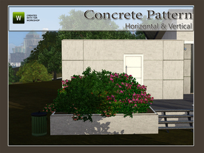 Sims 3 — Concrete Pattern by Angela — Concrete Pattern in Horizontal and vertical. CASTable in 1 channel. for your modern
