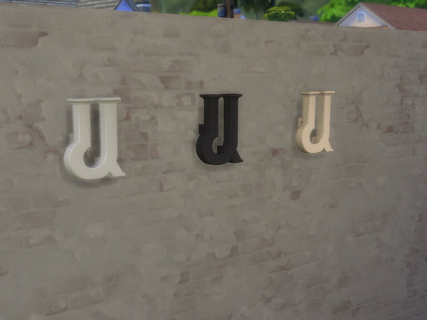 Sims 4 —  by 333EvE333 — Wall sculpture. Deco object. Sims 2 style.