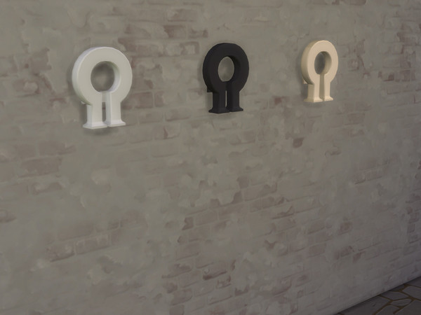 Sims 4 —  by 333EvE333 — Wall sculpture. Deco object. Sims 2 style.