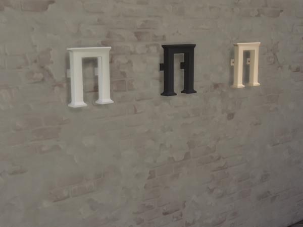 Sims 4 —  by 333EvE333 — Wall sculpture. Deco object. Sims 2 style.