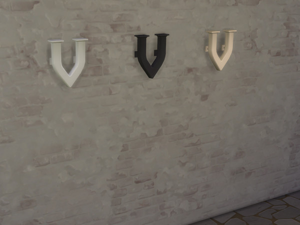 Sims 4 —  by 333EvE333 — Wall sculpture. Deco object. Sims 2 style.
