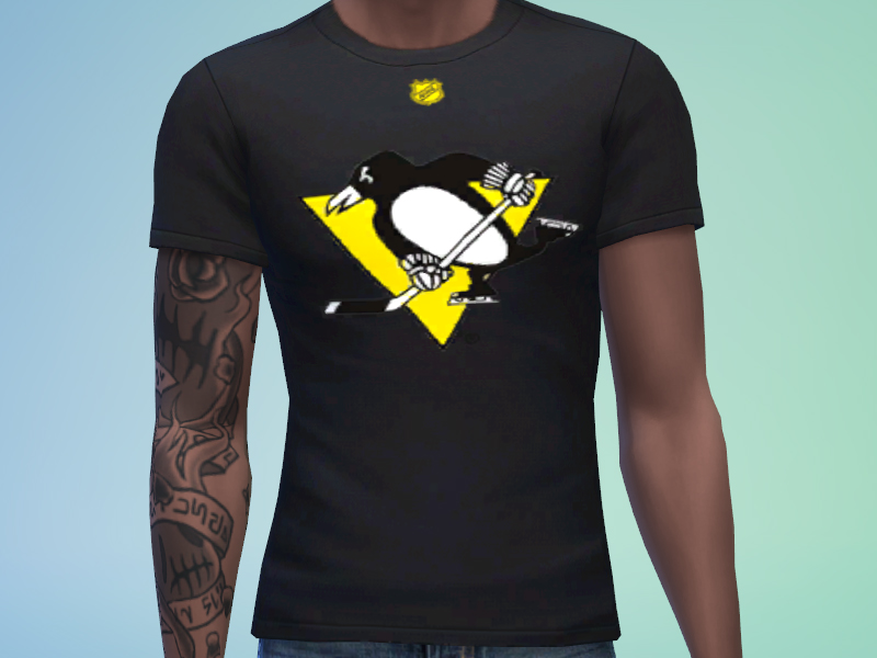 The Sims Resource - Pittsburgh Penguins Mario Lemiuex T-Shirt/Shirsey