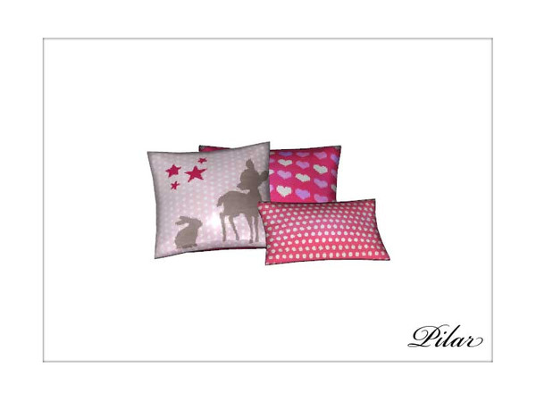 Sims 3 — Cassandre Pillows by Pilar — Creado por Pilar para sims3