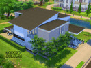 Sims 4 — Modern Colours by Bladerised2 — A modern house with a generally open concept. Splashes of modern colours here