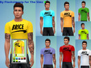 Sims 4 — Tee Shirt Brice by Flashsimsvip2 — T-Shirt of the famous movie "Brice de Nice". You'll find eight