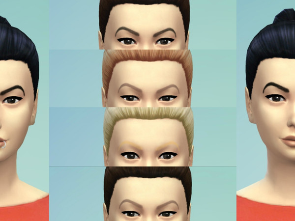 Sims 4 — Talia Eyebrows by mizzbelle972 — Eyebrows, female, adult, 5 colors: Black, Brown, Light Brown, Blonde, Red.