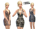 Sims 4 — Friday Night Party Dress by nadyarts97 — Friday Night Party Dress 3 designes recolour
