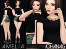 Sims 4 — Amelia by JohanaG — Lovely Sim Model for your game. this is my first creation, as well as the first time use the