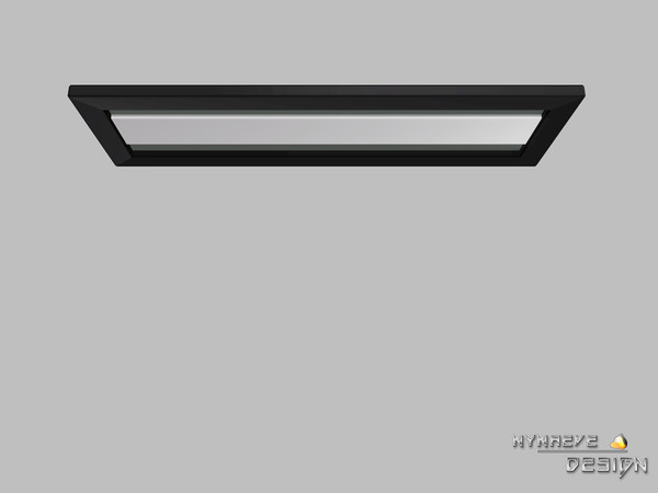 Sims 3 — Altara Ceiling Decor by NynaeveDesign — This decor piece features sharp lines for a contemporary look of ceiling