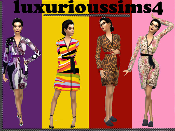 Sims 4 — Wrap Robes by spectachick — Take your Sims from day straight to night where this simple item can go from a wrap