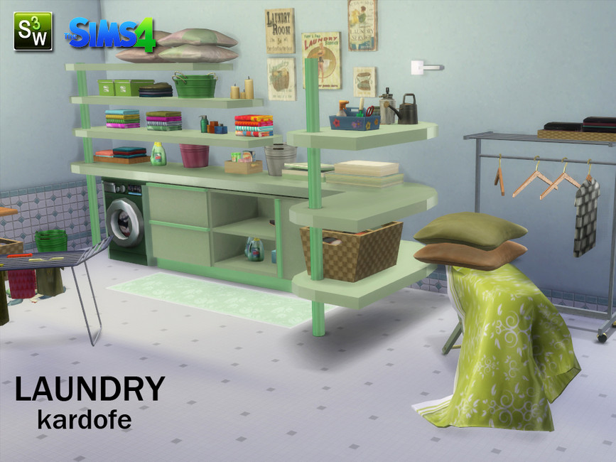 Sims 4. 33,456Downloads17Comments. kardofe_Laundry. 