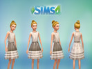 Sims 4 — Homeless Dress by MissRatata2 — this is a dress I call Homeless dress, but not just homless little girls can