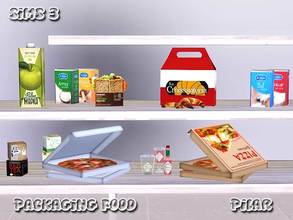 Sims 3 — Packaging  Food by Pilar — Small details to decorate