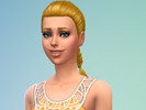 Sims 4 — Adult Female PonyBraid Front by OelCakim — I wanted to make the original PonyBraid from The Sims 4 Outdoor