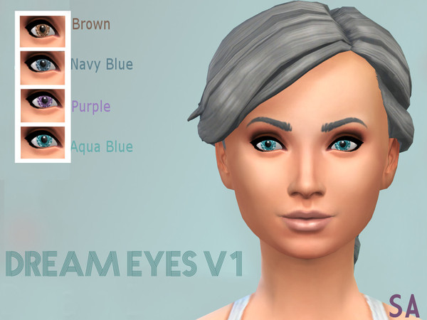 Sims 4 — Dream Eyes V1 by Real_SimsAtmosphere — I present to you my very first custom eyes! I call them dream eyes