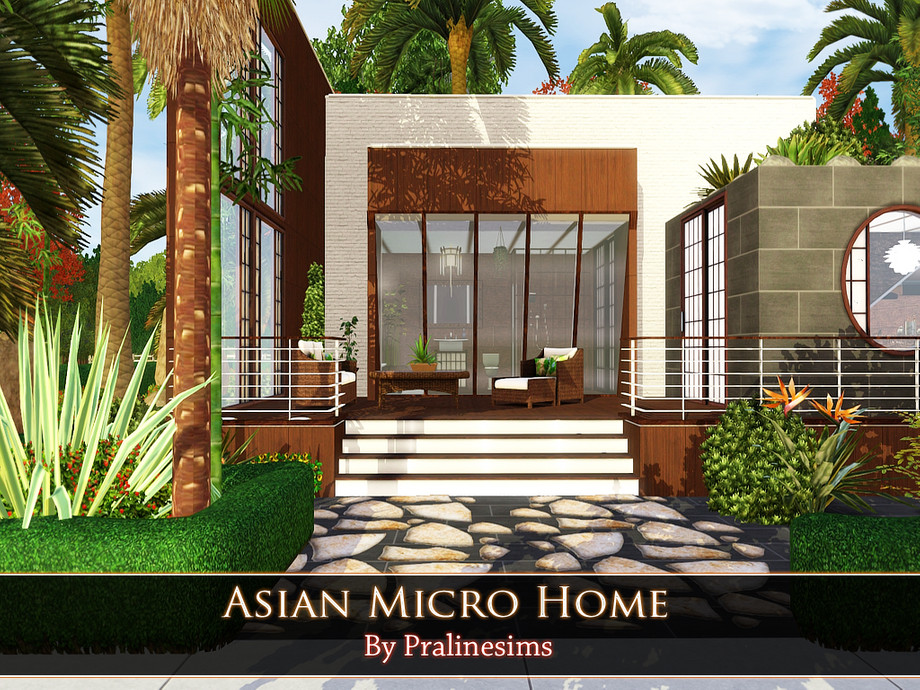 Sims 3 - Asian Micro Home by Pralinesims - EP's required: World Advent...