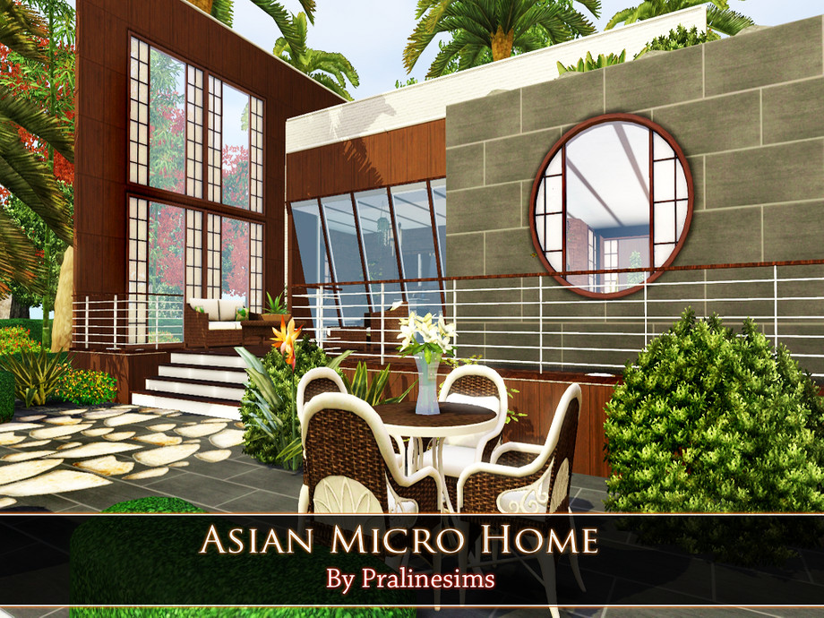 Sims 3. Asian Micro Home. 