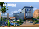 Sims 4 — Modern house Laturka by mamoruORIO2 — A modern,contemporary house but also a homey one. Located in a suburb of a