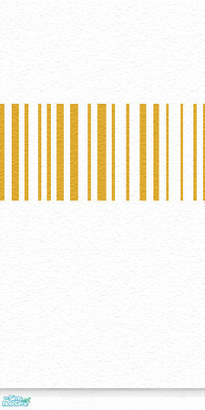 Sims 2 — [sy] Walls 'Stripes' White/Yellow by adeyaka — White wallpaper with yellow stripes.