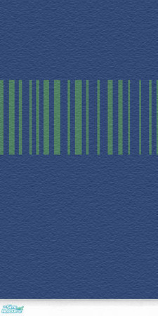 Sims 2 — [sy] Walls 'Stripes' Blue/Green by adeyaka — Blue wallpaper with green stripes.