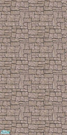 Sims 2 — Uneven Stones Wall - Light Grey by Lanebran — 