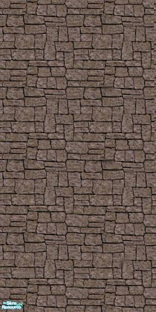Sims 2 — Uneven Stones Wall - Grey by Lanebran — 