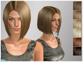 Sims 2 — Flux by ChazDesigns — An Aeon Flux hairstyle seen on the R&B star Rihanna. Punkish style swept hair with