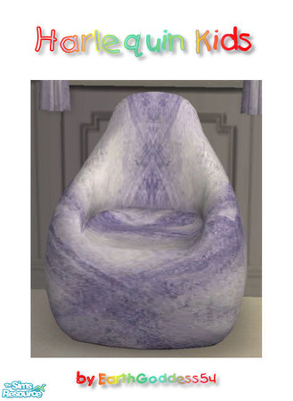 Sims 2 — Harlequin Kids Bedroom - Chair Purple by EarthGoddess54 — Made to match my Harlequin Kids Bedroom. Enjoy!