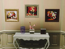 Sims 3 — Small Oil Paintings Flowers by ChikiBoomboom — 3 small cute paintings!