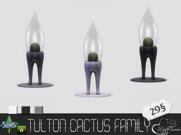 Sims 4 — Tulton Cactus Family Cactus A by BuffSumm — A Addon-Set for the Tulton Series - The Cactus Family :) Take care