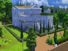 Sims 4 — Creekside Estate by meggymac2 — This is a spacious Victorian Mansion with a modern twist. Modern/rustic look