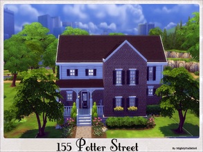 Sims 4 — 155 Potter Street by mightyfaithgirl — This home has everything a growing family needs! Main floor has large