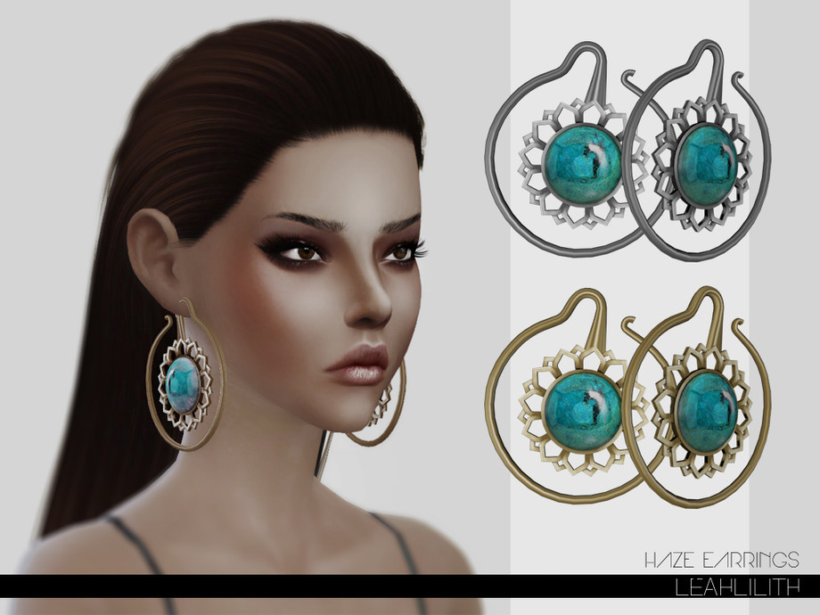 Sims 4 - LeahLillith Haze Earrings by Leah_Lillith - Haze Earrings avilable...