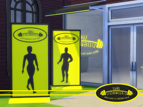 Sims 4 — Floor sign by 333EvE333 — Floor sign nutrition store Deco/Sculptures Price 72